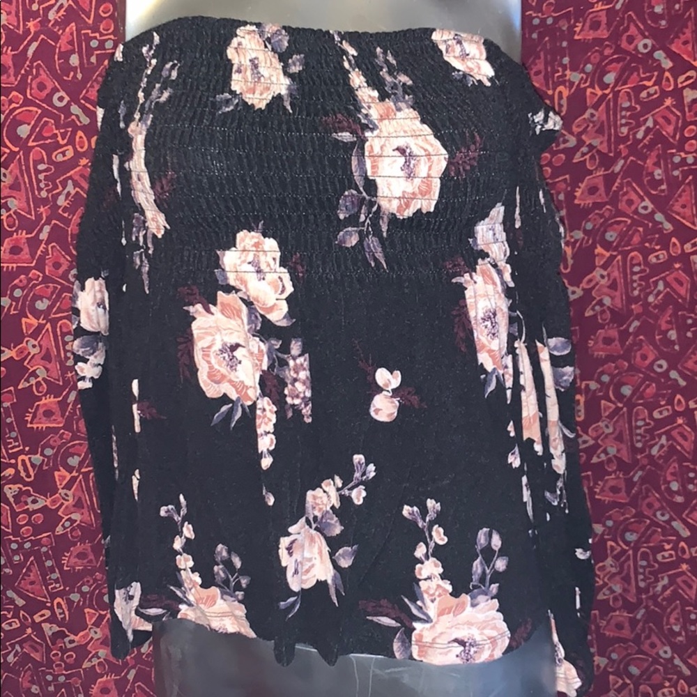 Floral Off The Shoulder Top